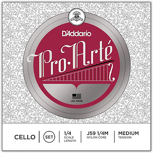 D'Addario Pro-Arte Series Cello String Set 1/4 Size