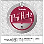 D'Addario Pro-Arte Series Violin D String 4/4 Size Light Silver