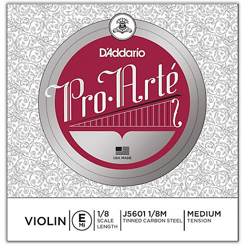 D'Addario Pro-Arte Series Violin E String 1/8 Size