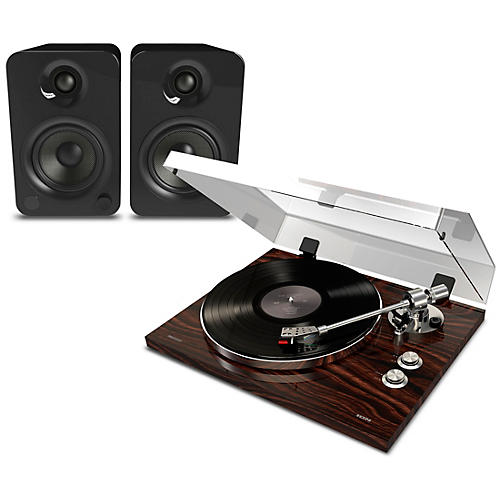 Pro BT500 Record Player Package with Kanto YU4 Powered Speakers