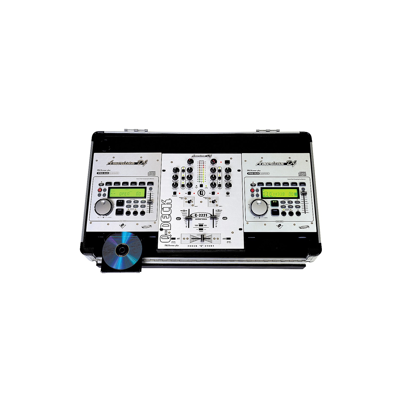 American Audio Pro DJ CD/Mixer Combo Case Musician's Friend