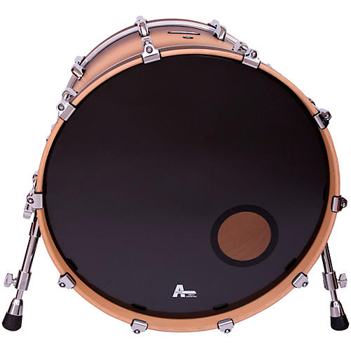 Attack Drumheads Pro Flex 1 No Overtone 22 in. Black