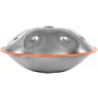X8 Drums Pro Handpan D Kurd Stainless Steel with Bag, 9 Notes