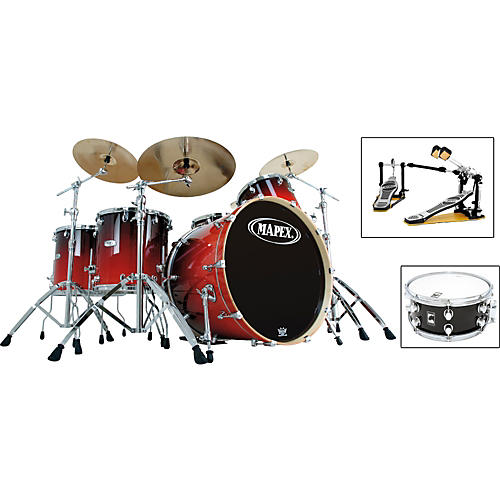 Pro M 5-Piece Rock Drum Set with Free Snare