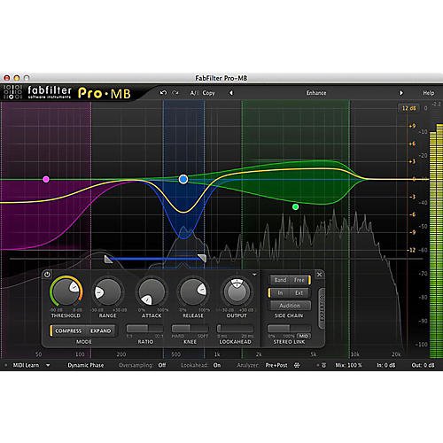 FabFilter Pro-MB Multiband Compressor/Expander Plug-In