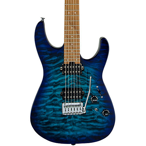Charvel Pro-Mod DK24 HH 2PT CM QM Electric Guitar Condition 2 - Blemished Chlorine Burst 194744516382