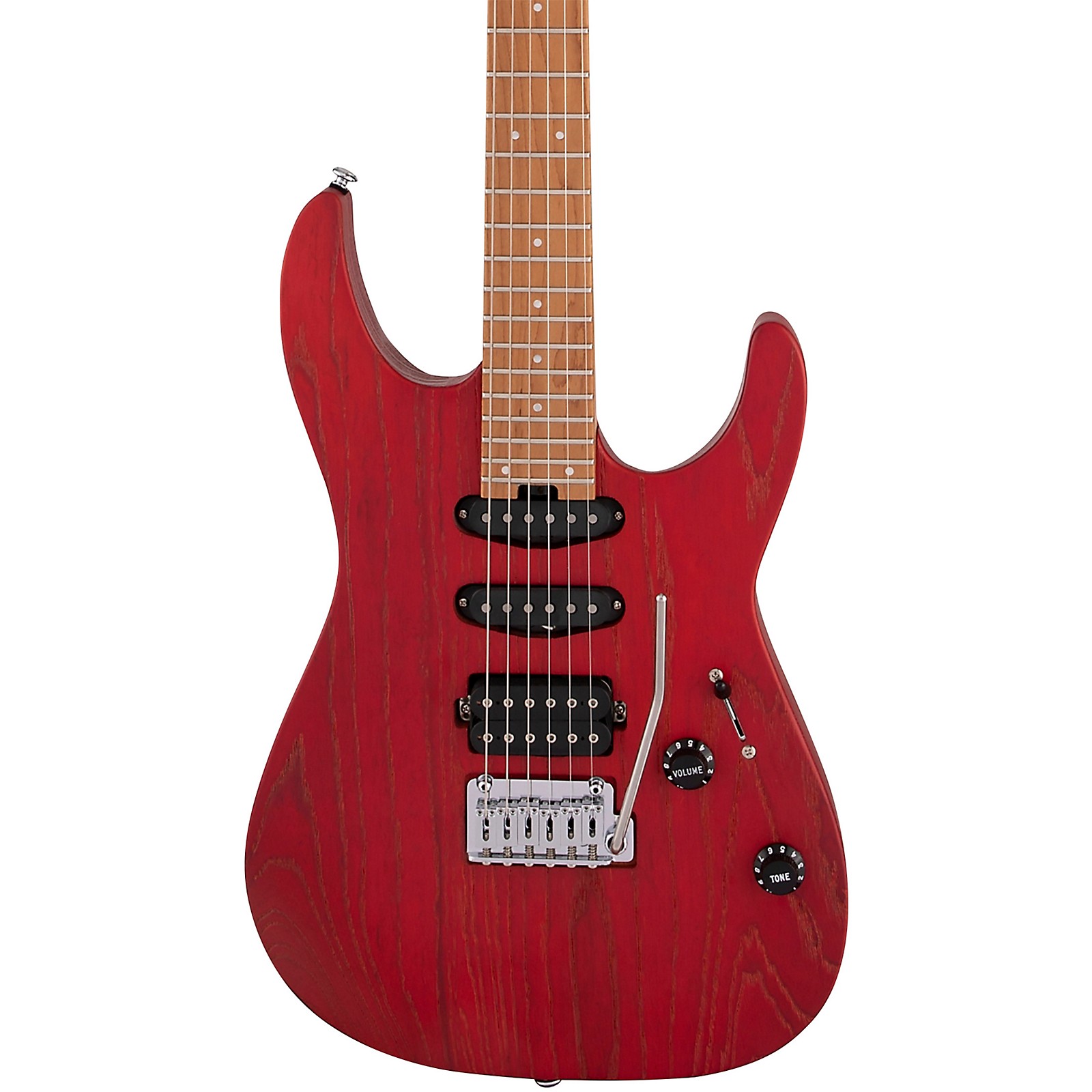 Charvel ProMod DK24 HSS 2PT CM Ash Electric Guitar Red Ash Musician's Friend