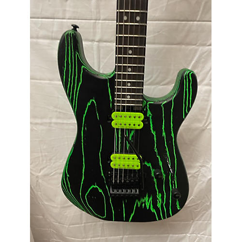 Charvel Pro-Mod San Dimas Style 1 HH FR E Ash Solid Body Electric Guitar Green Glow