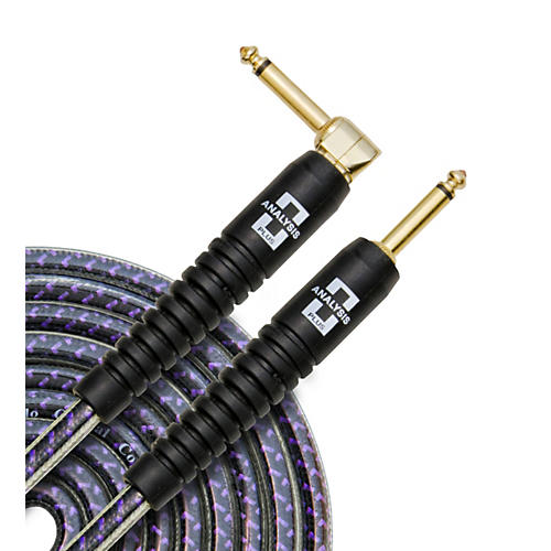 Pro Oval Studio Instrument Cable with Overmold Gold Plug w/Straight-Angle Plugs