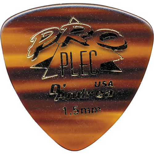 D'Andrea Pro Plec Rounded Triangle Picks - One Dozen Shell 1.5 mm