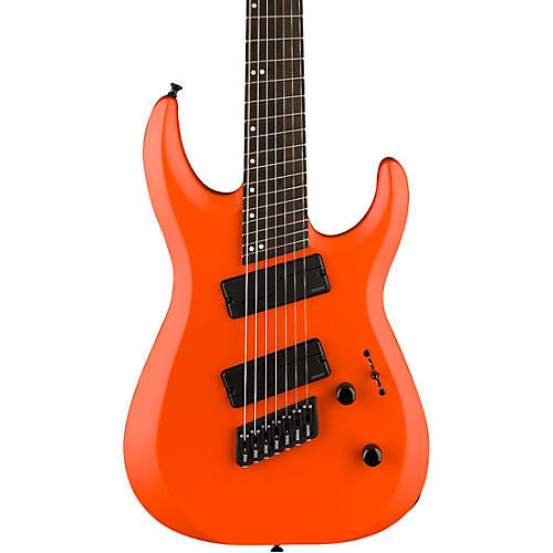 Jackson Pro Plus Dinky DK Modern HT7 MS 7-String Electric Guitar Condition 1 - Mint Satin Orange Crush