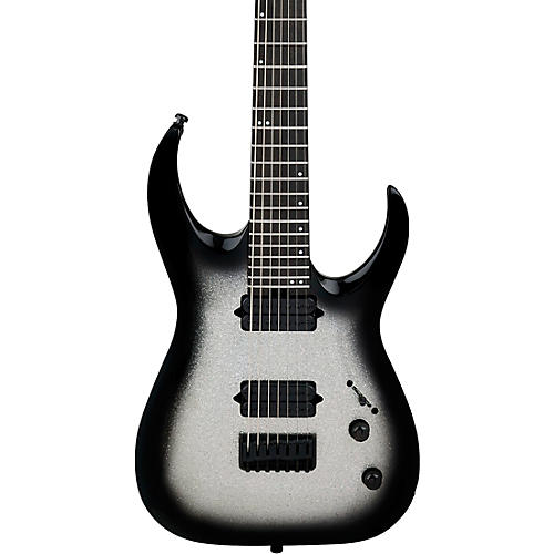 Jackson Pro Plus Series Signature Misha Mansoor Juggernaut HT7 7-String Electric Guitar Silver Sparkle Burst