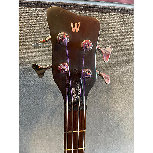 Warwick Pro Series Standard Corvette 4 String Electric Bass Guitar BUBINGA