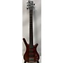 Used Warwick Pro Series Standard Corvette 5 String Electric Bass Guitar Natural