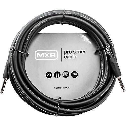 MXR Pro Series Straight To Straight Instrument Cable 20 ft. Black