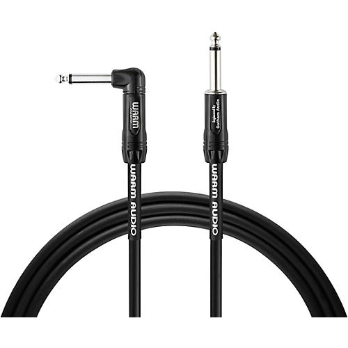 Warm Audio Pro Series Straight to Right Angle Instrument Cable Condition 1 - Mint 10 ft. Black