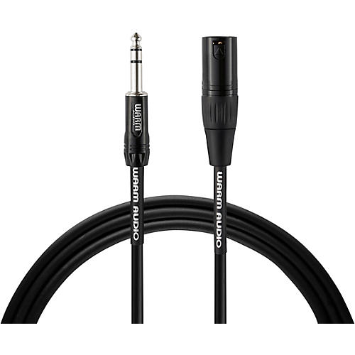 Warm Audio Pro Series XLR Female to TRS Male Cable Condition 1 - Mint 6 ft. Black