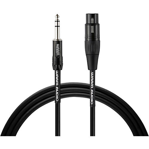 Warm Audio Pro Series XLR Male to TRS Male Cable Condition 1 - Mint 3 ft. Black