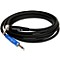 Pro Stage 1/4 Inch Right to Straight Instrument Cable Level 1 Black 6 ft.