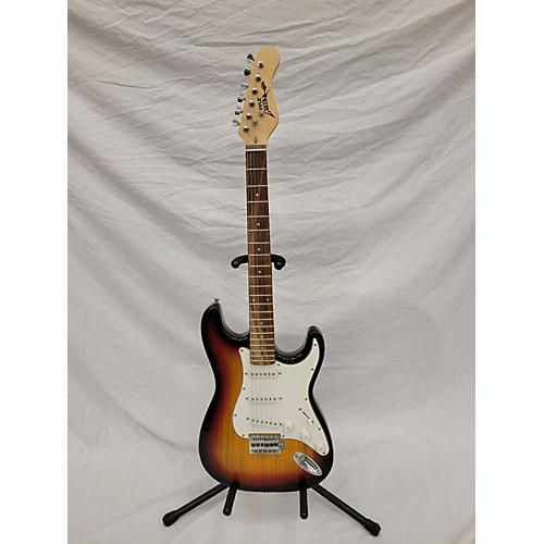 Pyle Pro Strat Solid Body Electric Guitar 2 Color Sunburst