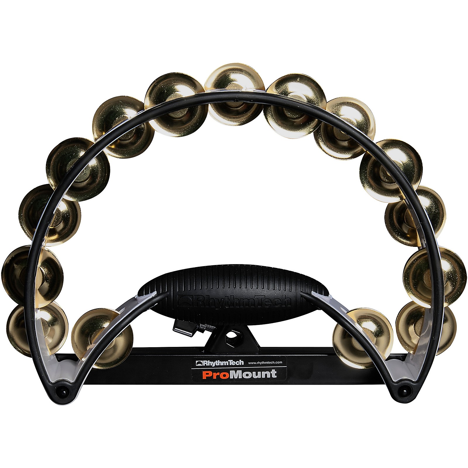 Rhythm Tech Pro Tambourine White/Brass Jingles Musician's Friend