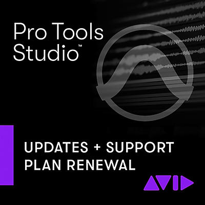 Avid Pro Tools | Studio 1-Year Software Updates and Support, Renewal of Perpetual Licenses - One-Time Payment