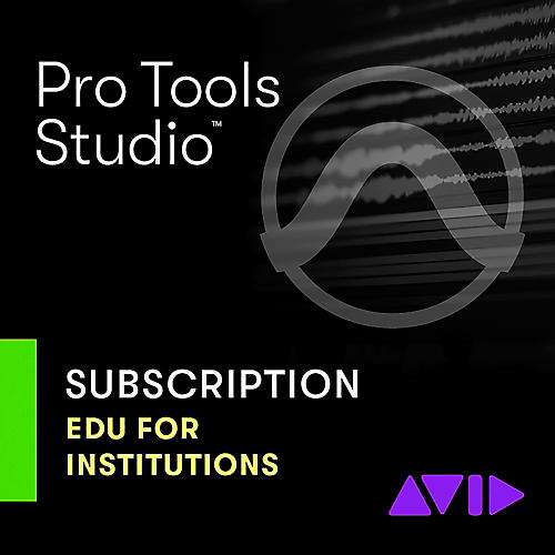 Pro Tools | Studio 1-Year Subscription Updates and Support for Academic Institutions - One-Time Payment