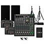 Mackie ProFX10GO Battery-Powered Mixer Bundle With Thrash212 GO Speakers, Extra Battery, Bags, Stands & Cables