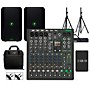 Mackie ProFX10GO Battery-Powered Mixer Bundle With Thump GO Speakers, Extra Battery, Stands, Cables & Mixer Bag