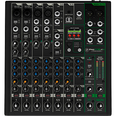 Mackie ProFX10v3+ 10-Channel Analog Mixer With Enhanced FX, USB Recording Modes & Bluetooth