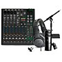 Mackie ProFX10v3+ Content Creator Bundle With AT2040 Microphone and ATH-M20X Headphones