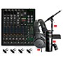 Mackie ProFX10v3+ Content Creator Bundle With AT2040 Microphones & ATH-M20X Headphones