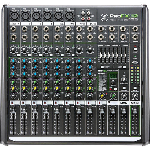 Mackie Profx12v2 12 Channel Professional Fx Mixer With Usb Musician S Friend