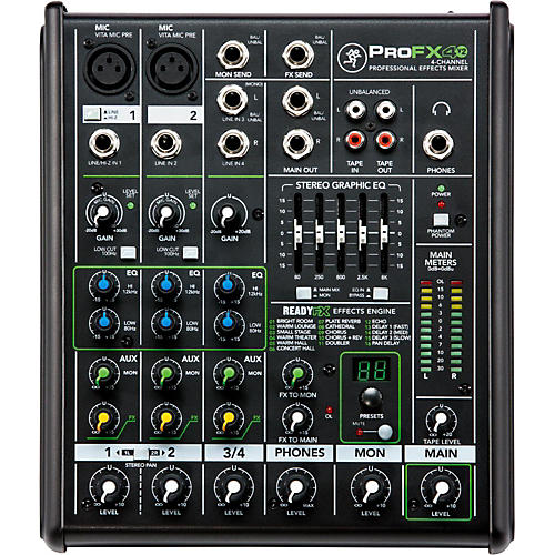 ProFX4v2 4-Channel Professional FX Mixer