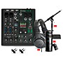 Mackie ProFX6v3+ Content Creator Bundle With AT2040 Microphones and ATH-M20X Headphones