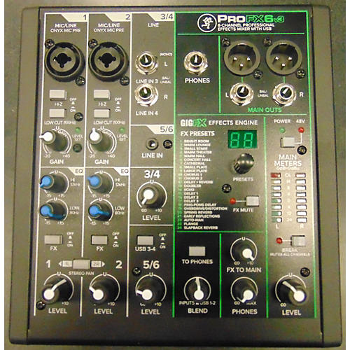 Mackie ProFX6v3 Powered Mixer | Musician's Friend