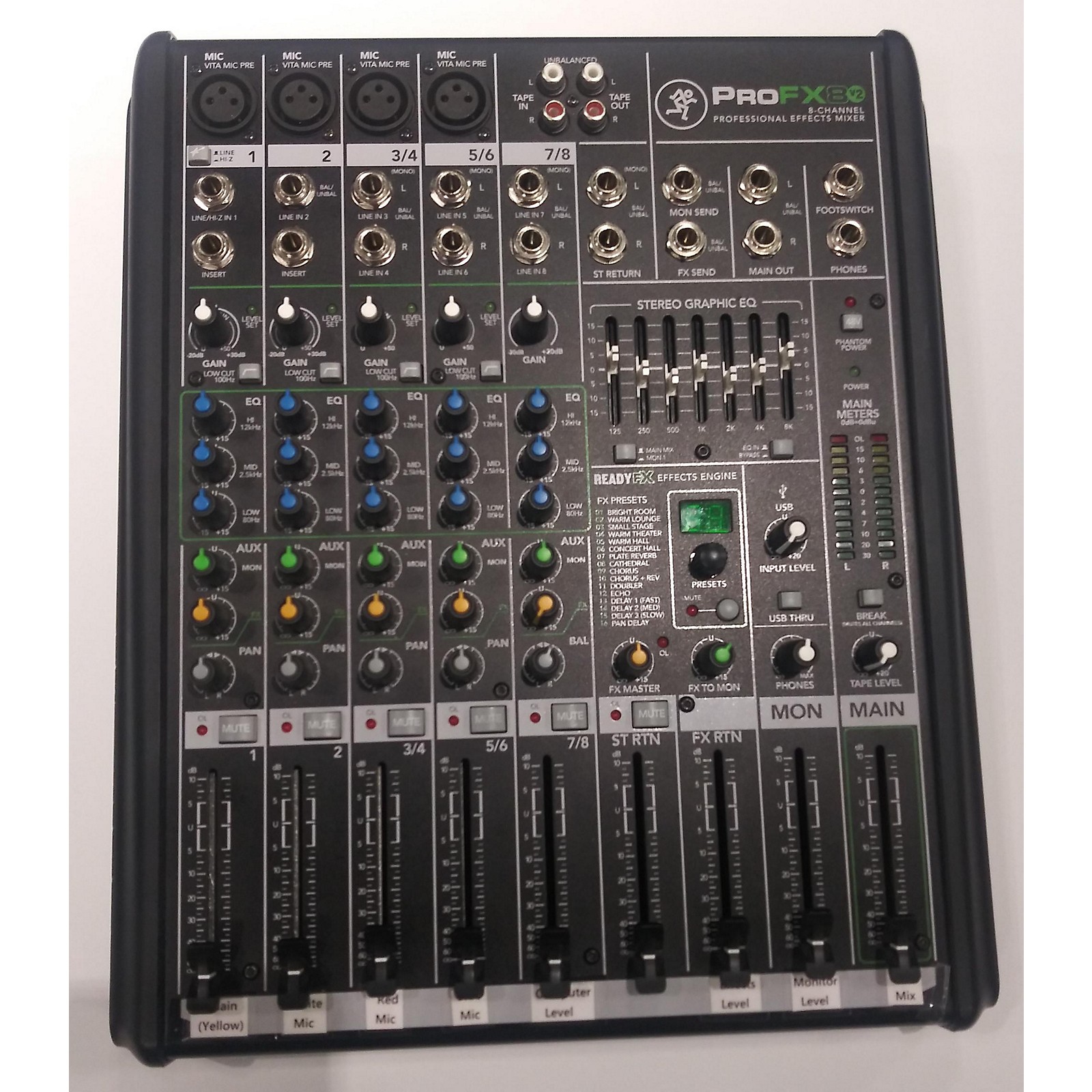 Mackie ProFX8 V2 Unpowered Mixer Musician's Friend