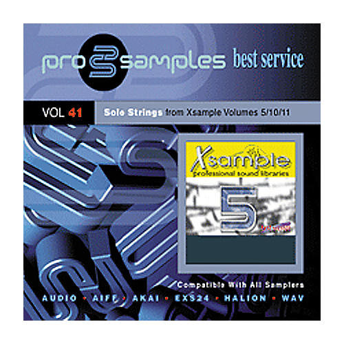 ProSamples Vol 41 Solo Strings CD-ROM