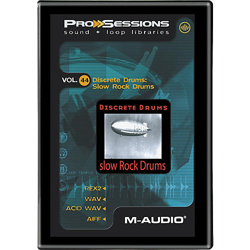 ProSessions Vol. 44 Discrete Drums: Slow Rock Drums