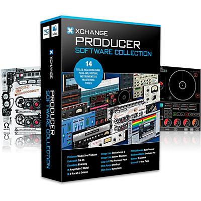 XCHANGE Producer Collection with PreSonus, Cakewalk, IK Multimedia, Image Line, Loop Loft, Ohm Force and Sonnox