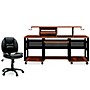 Studio RTA Producer Station Cherry and Task Chair DuraPlush Bundle