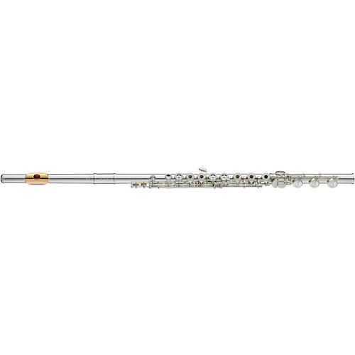 Yamaha Professional 687H Series Flute In-line G C# trill key, gizmo key, gold-plated lip-plate