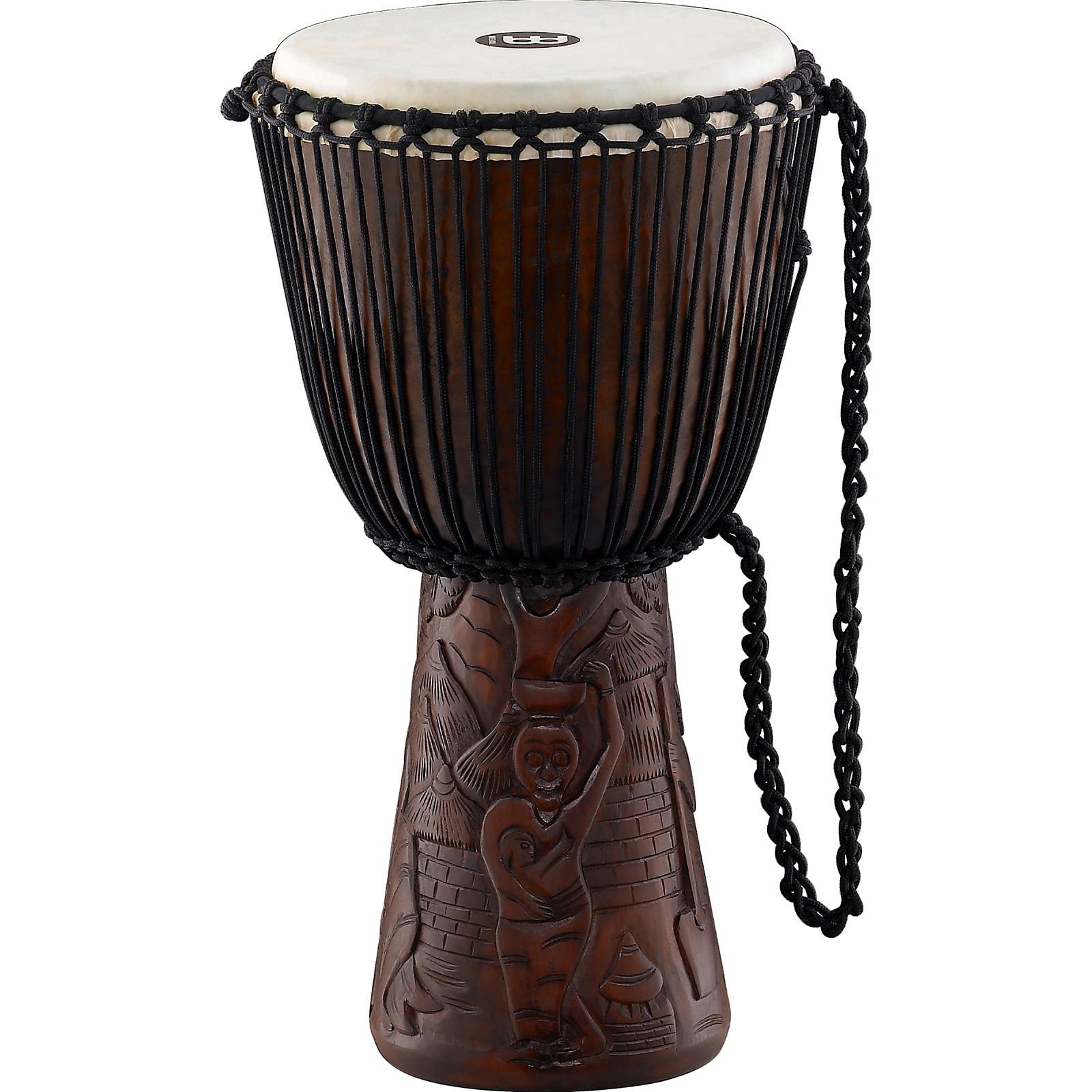 Meinl Professional African Djembe Large African Village Carving