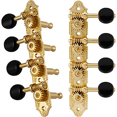 GROVER Professional Mandolin A Style 409 Series Black Button Tuning Machines