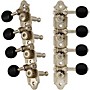 Grover Professional Mandolin A Style 409 Series Black Button Tuning Machines Nickel