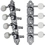 Grover Professional Mandolin A Style 409 Series Pearloid Button Tuning Machines Chrome