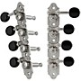 Grover Professional Mandolin F Style 409 Series Black Button Tuning Machines Chrome