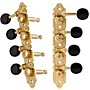 Grover Professional Mandolin F Style 409 Series Black Button Tuning Machines Gold