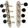 Grover Professional Mandolin F Style 409 Series Black Button Tuning Machines Nickel