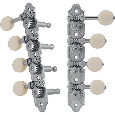 Grover Professional Mandolin F Style 409 Series White Button Tuning Machines